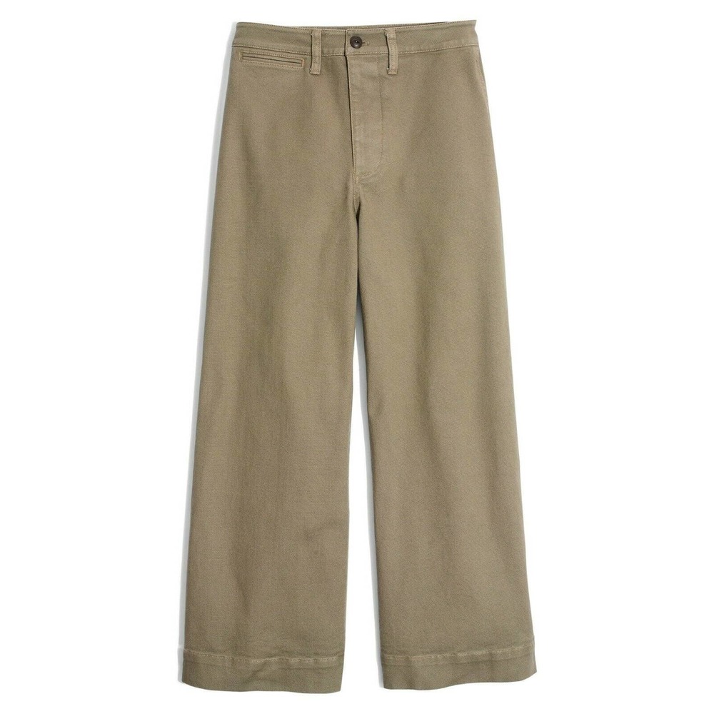 Madewell Emmett crop wide leg high waist pants